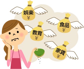 生活にはお金がかかります