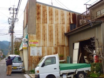 静岡市田町雨漏り現地調査