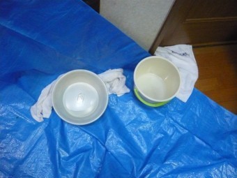 雨漏りバケツ