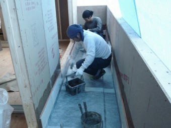 ベランダ防水工事です