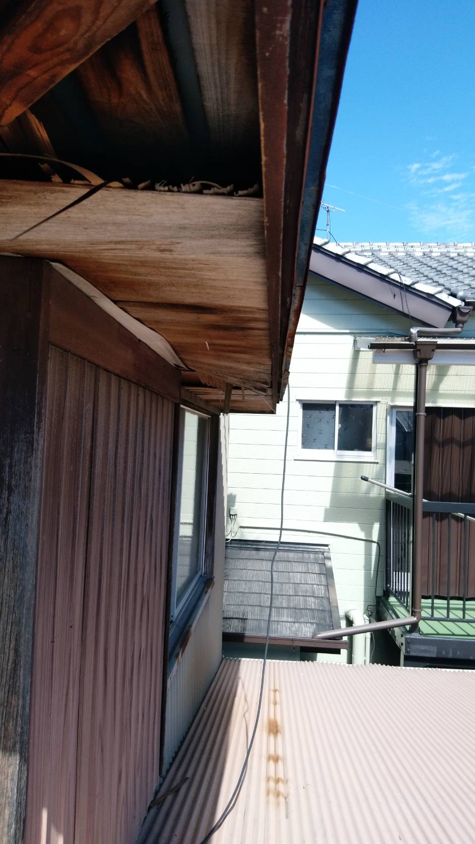 美川町屋根修理写真