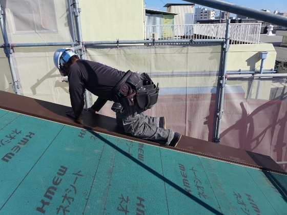 葵区・屋根工事・ガルバリウム鋼板
