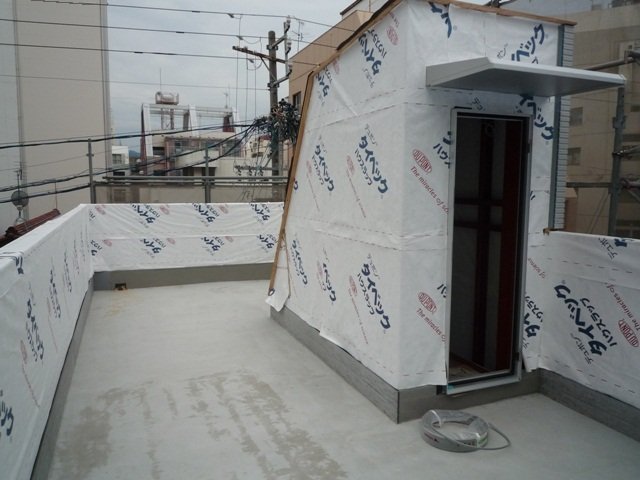屋上のシート防水工事